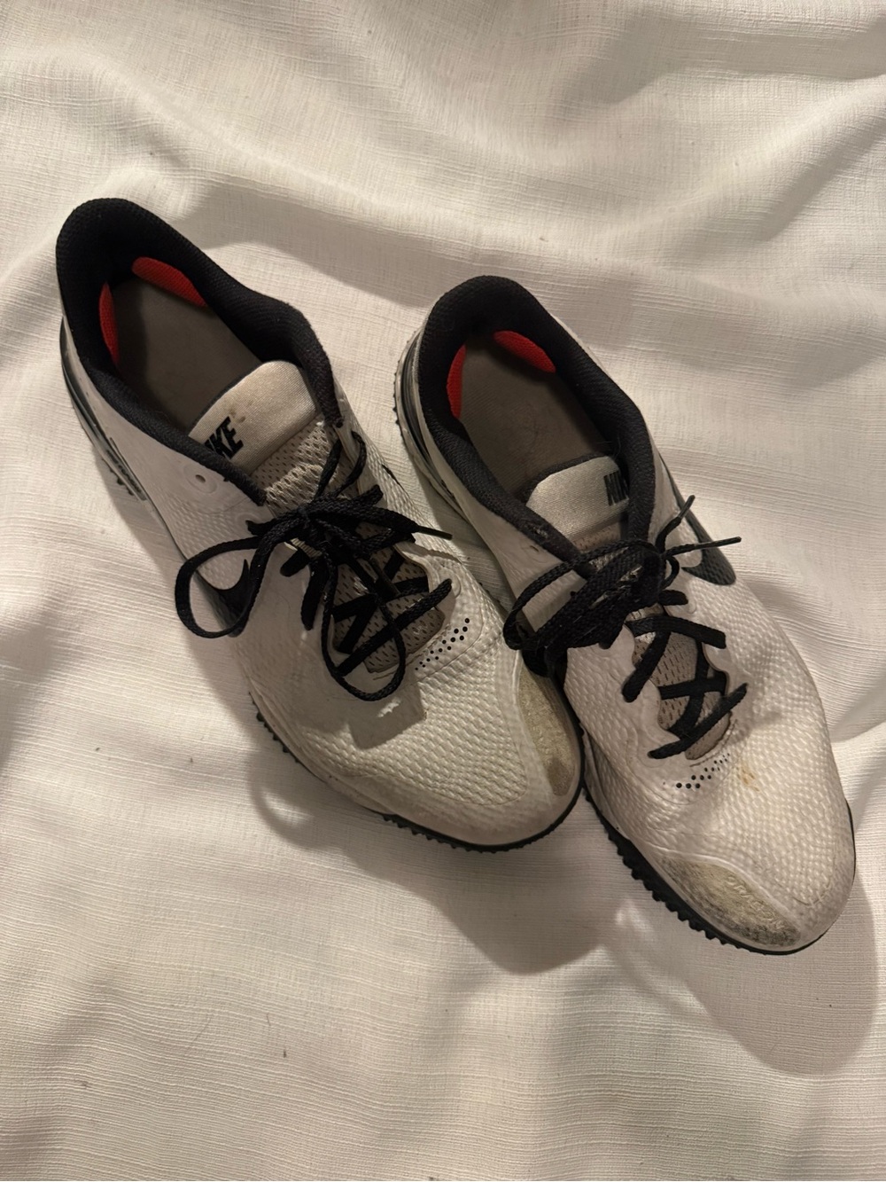 Nike Alpha Men’s White and Black Athletic Shoes
